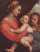 RAFFAELLO Sanzio The virgin mary and younger John oil painting on canvas